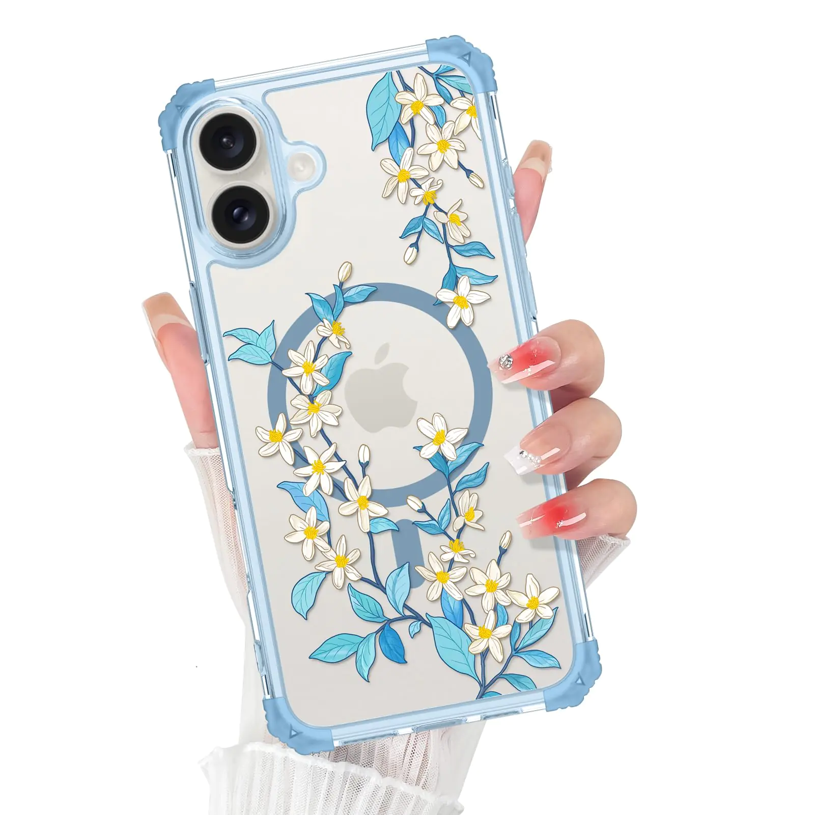 Clear Magnetic Phone Case for iPhone 16 Plus — view 1