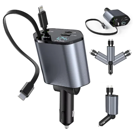 Fast Car Charger with Dual USB Ports — view 1