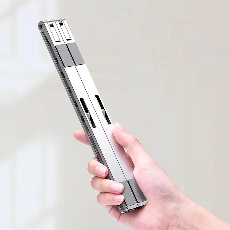 Creative Adjustable Aluminum Laptop Stand (Portable) thumbnail 5