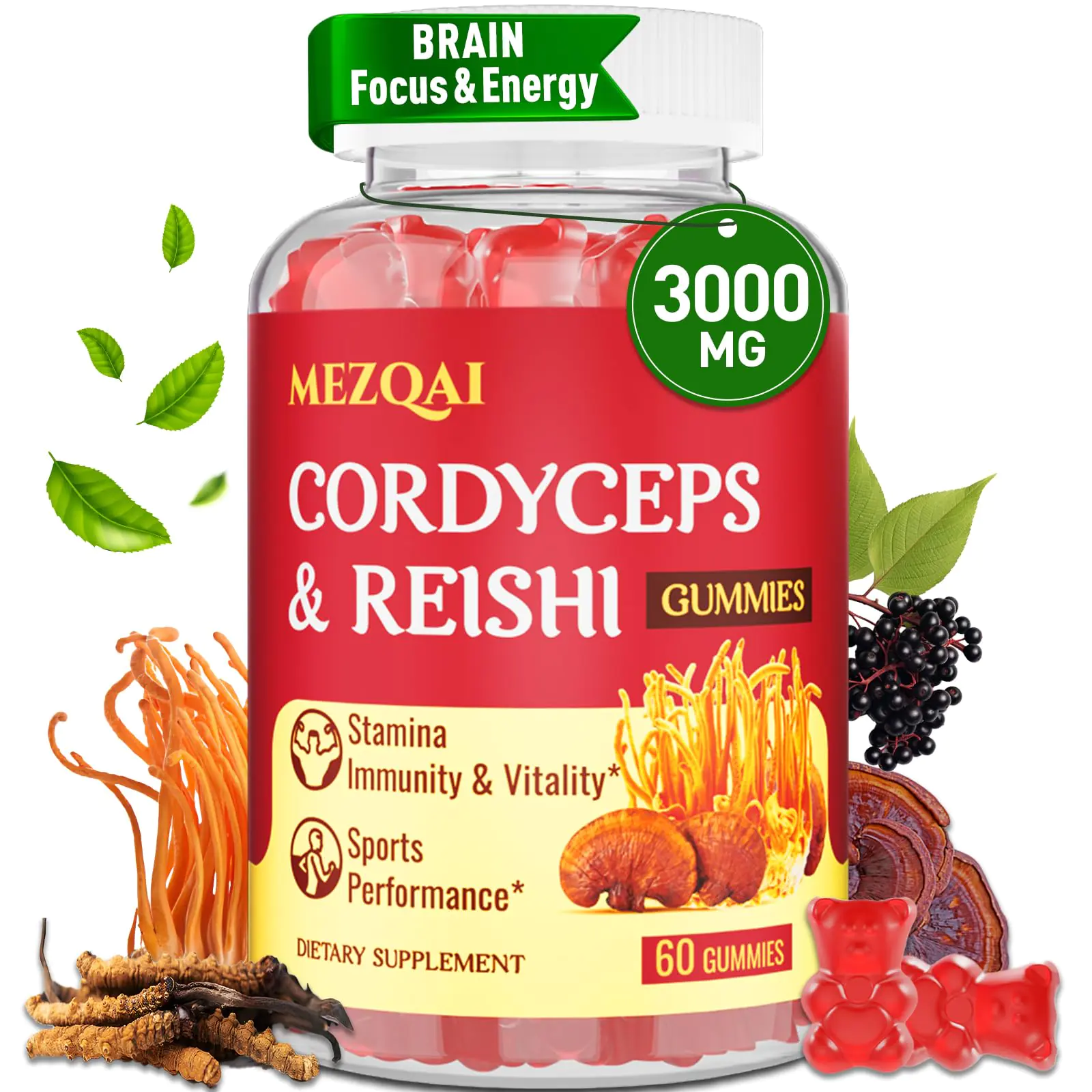 Mushroom Gummies 3000mg