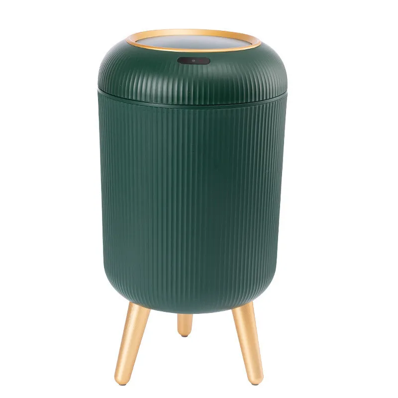 Touchless motion-sensor trash can