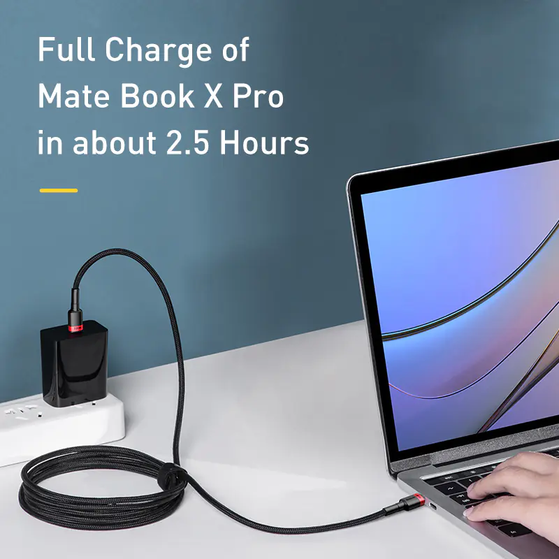 USB-C to USB-C Cable Male Type-C Cable Cord Fast Charger Charging thumbnail 3
