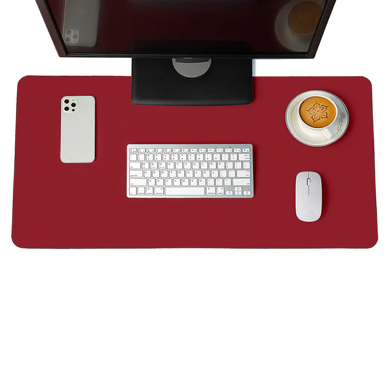 Waterproof Leather Desk Mat & Mouse Pad