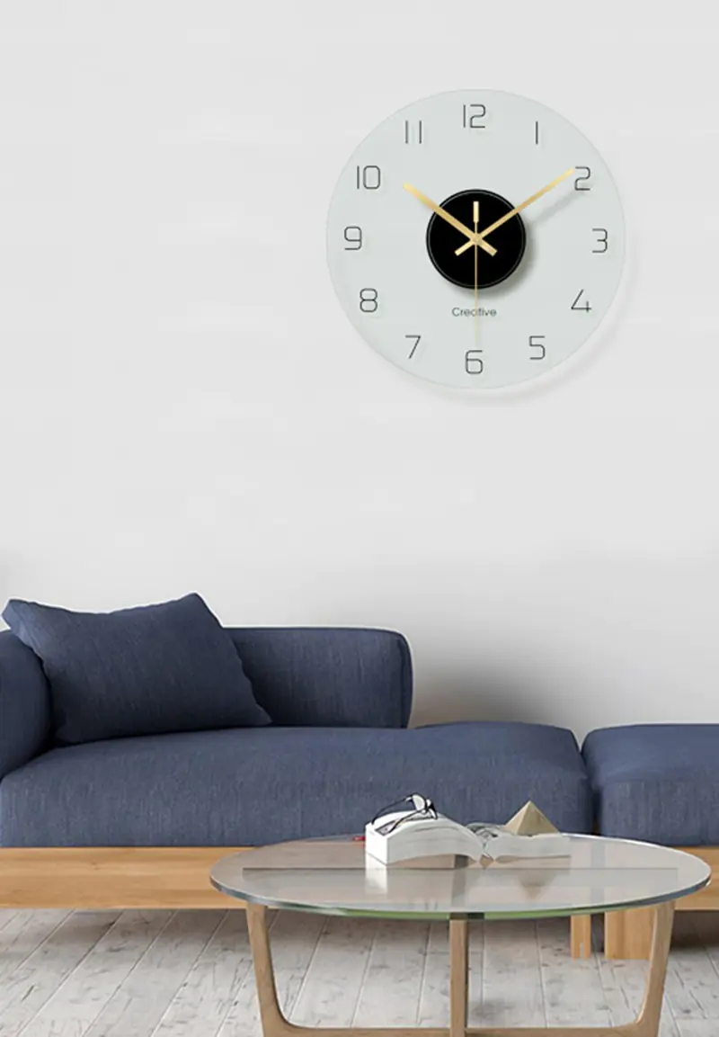 Creative Glass Wall Clock