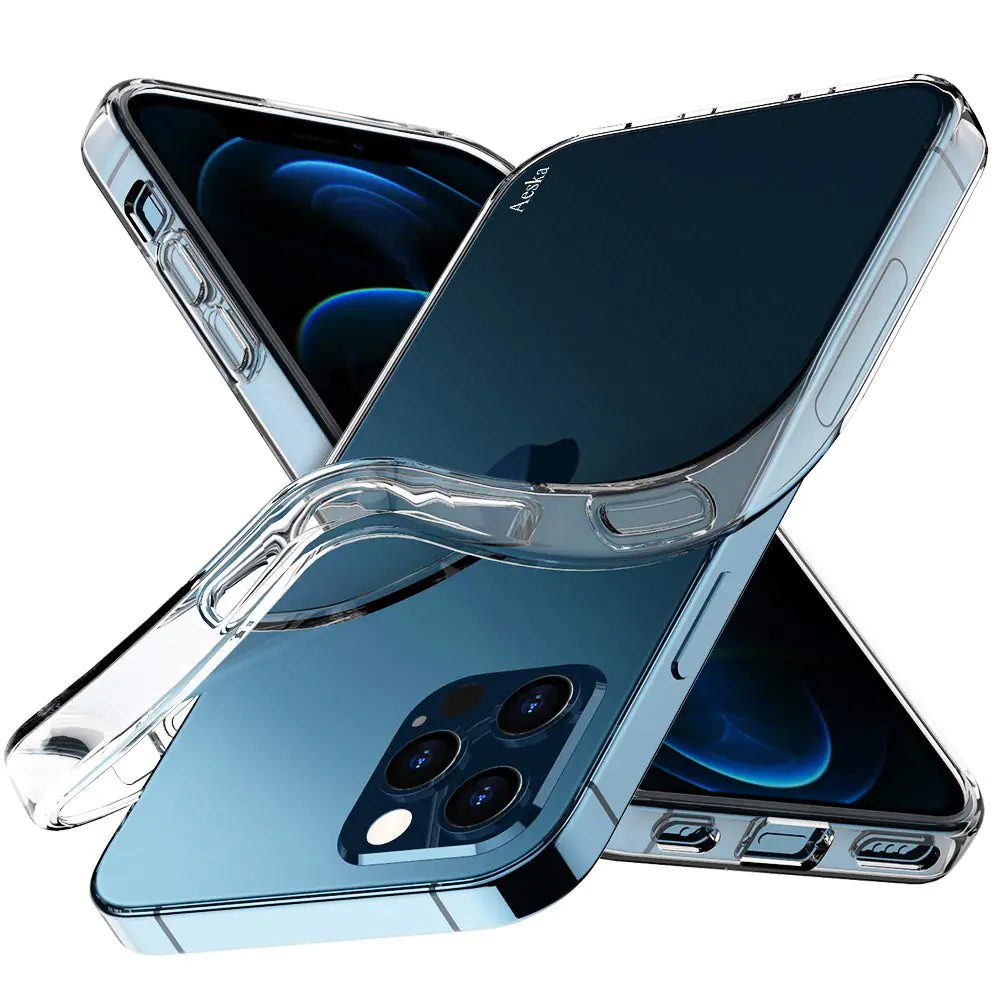iPhone 12 Case iPhone 12 Pro Case Aeska Ultra [Slim Thin] Flexible