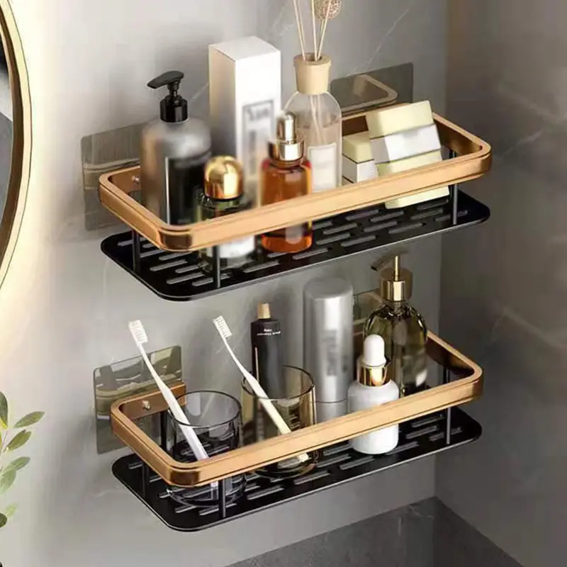Wall Mounted Shower Caddy - No Drilling Organizer