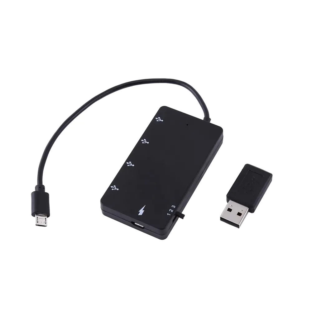 4-Port Micro USB OTG Hub for Android Phones & Tablets — view 1