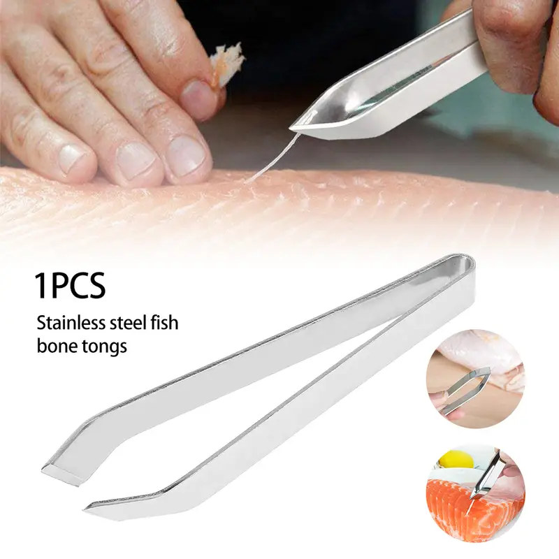 Stainless Steel Fish Bone Pliers - Kitchen Gadget Tool