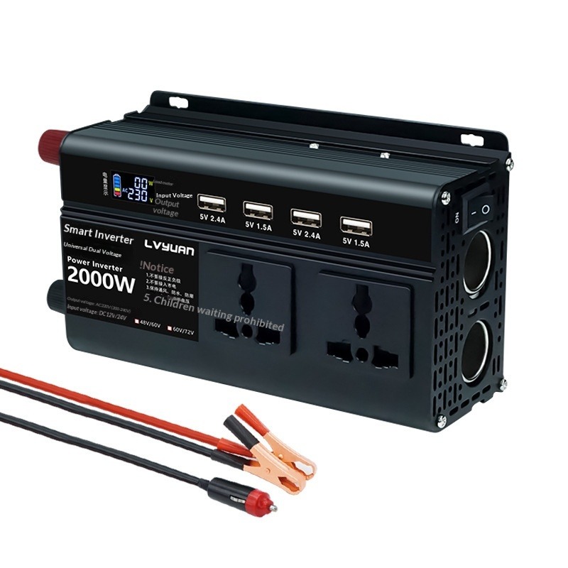 Dual Voltage Power Inverter — 12V/24V to 220V thumbnail 4