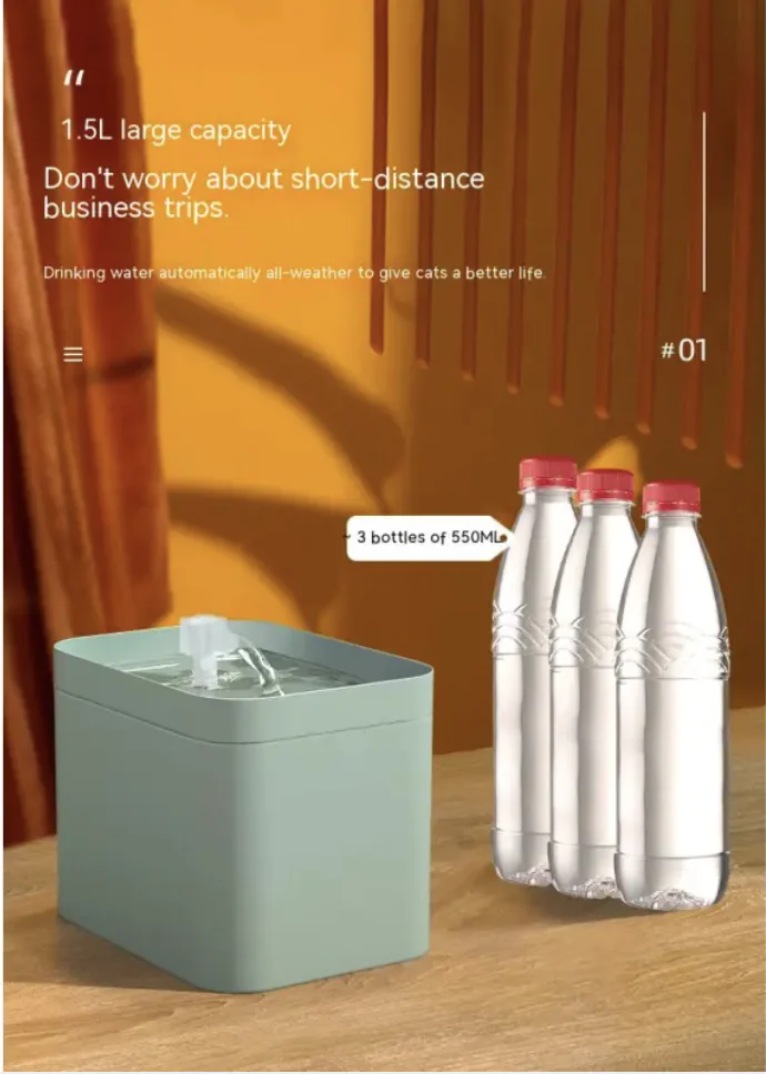 Pet Water Fountain for Continuous Fresh Water