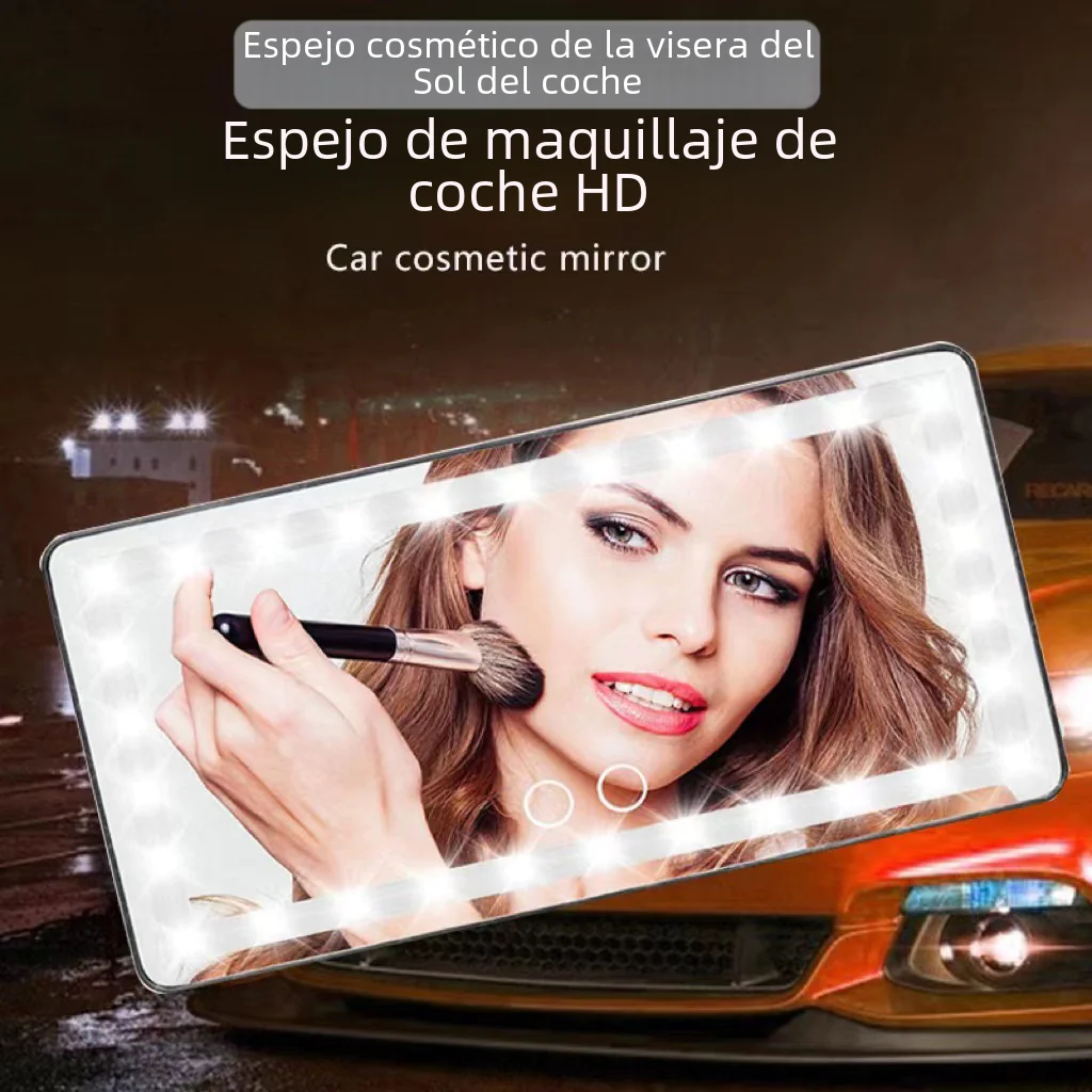 LED Car Sun Visor Makeup Mirror