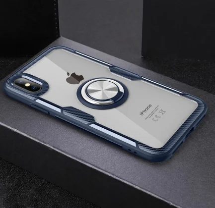 Car Mount Phone Case, Transparent Ring Phone Case