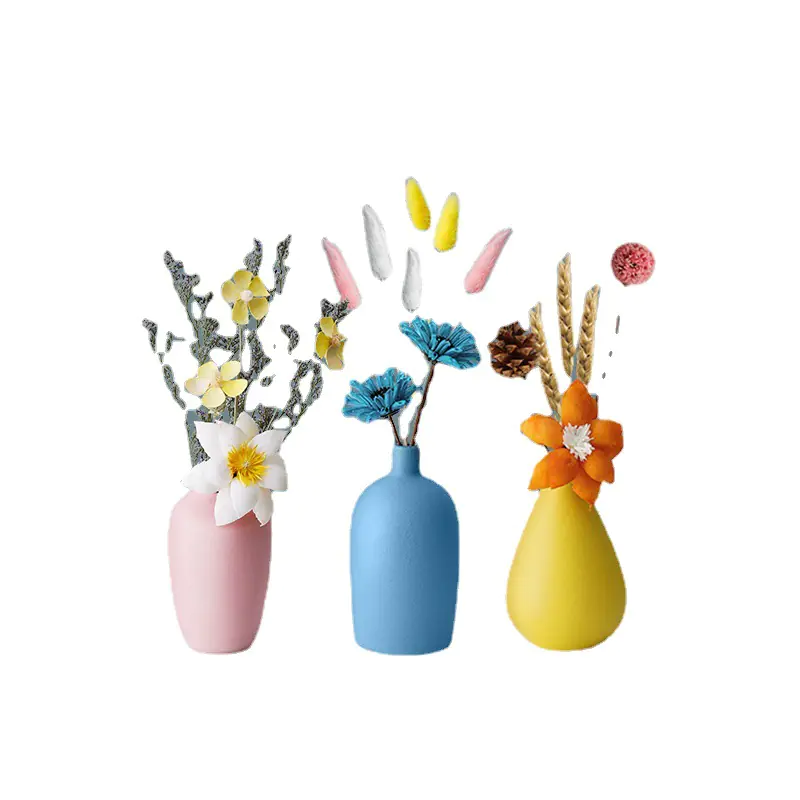 Ceramic Vase Dried Flowers