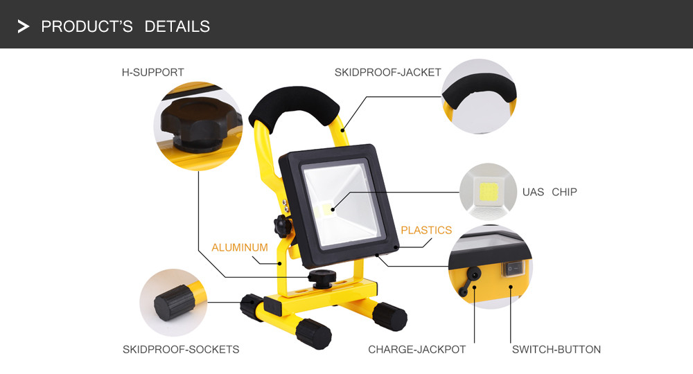 Rechargeable Portable Camping Floodlight