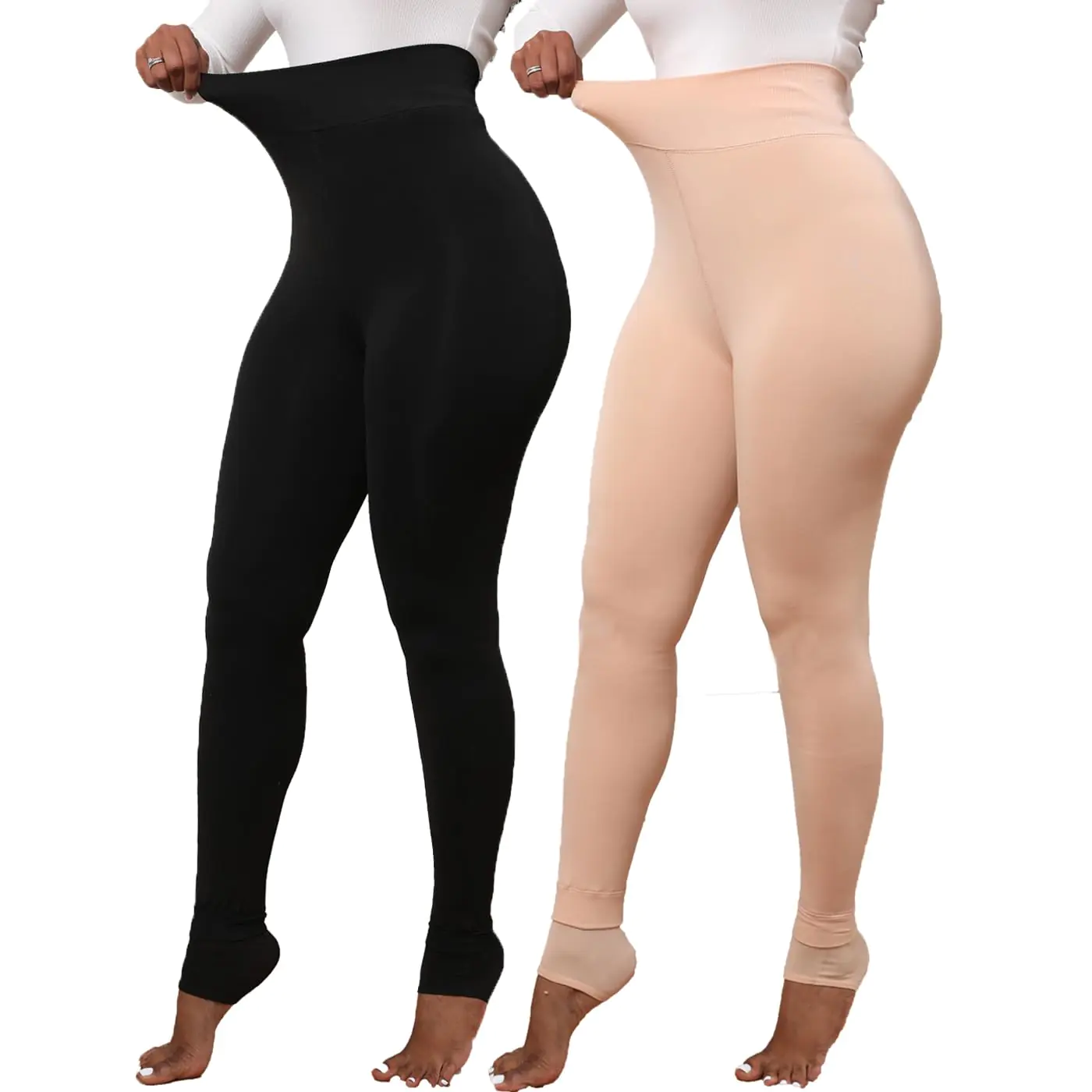 Yyibsones Warm Leggings Elastic