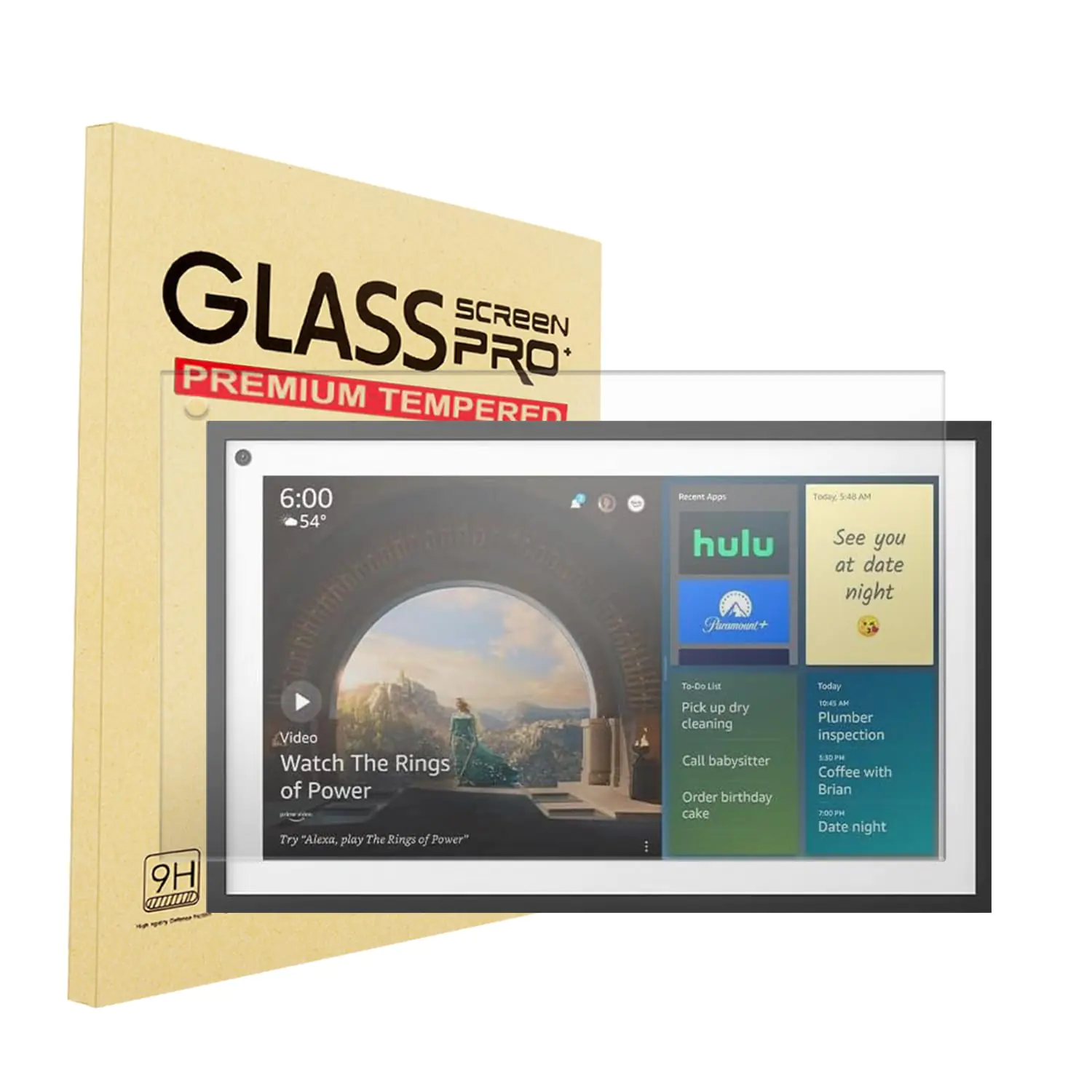 Yinoveen Tempered Glass Screen Protector for Echo Show 15 (15.6 inch) — view 1