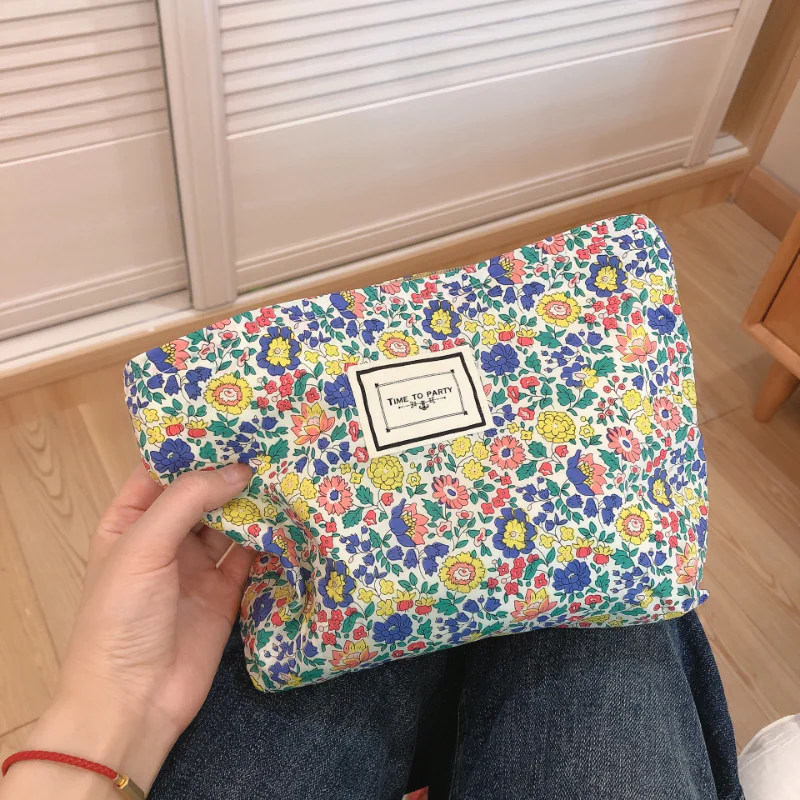 Floral Makeup Storage Bag