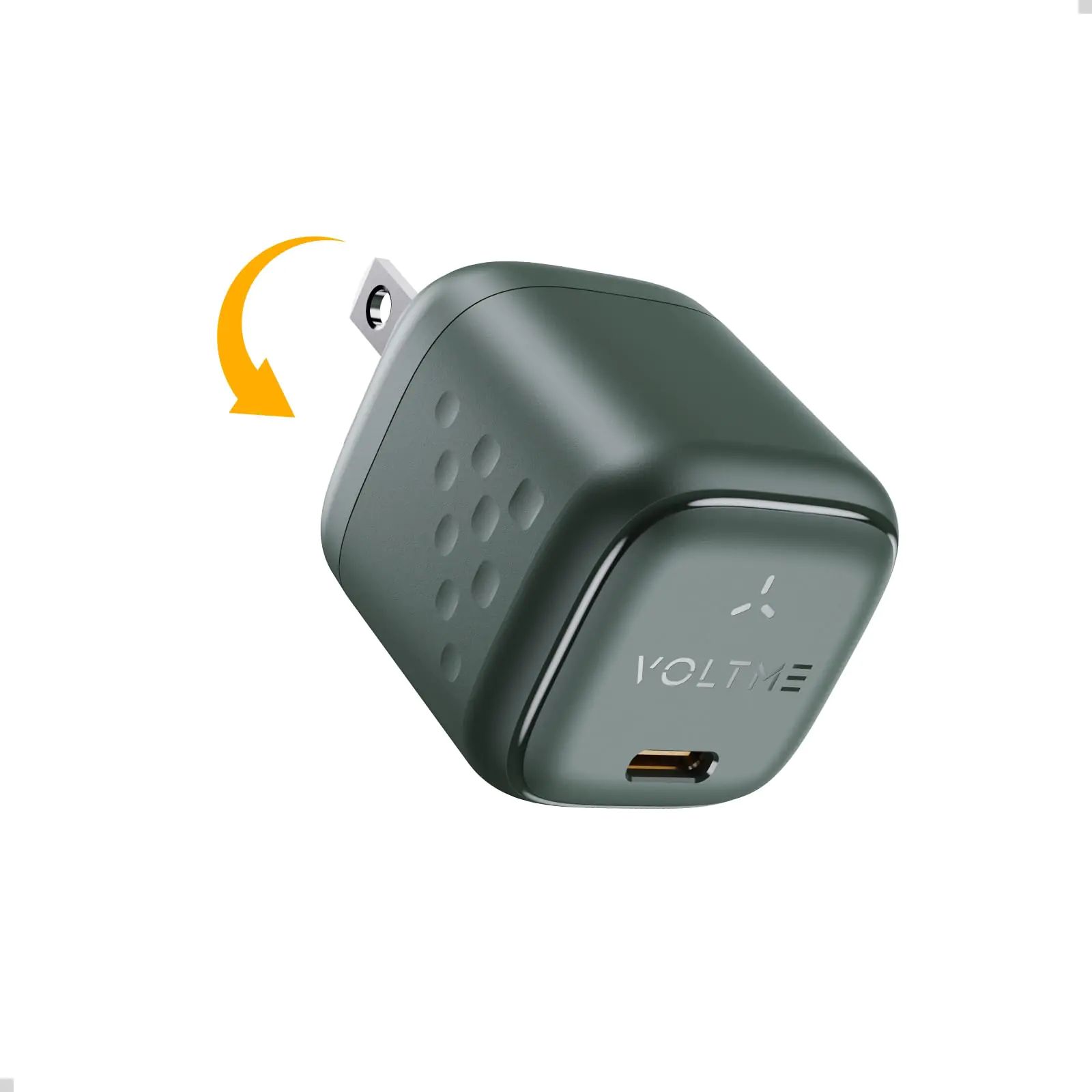 VOLTME 30W USB C Charger Slim Compact Fast Charger Block Foldable GaN