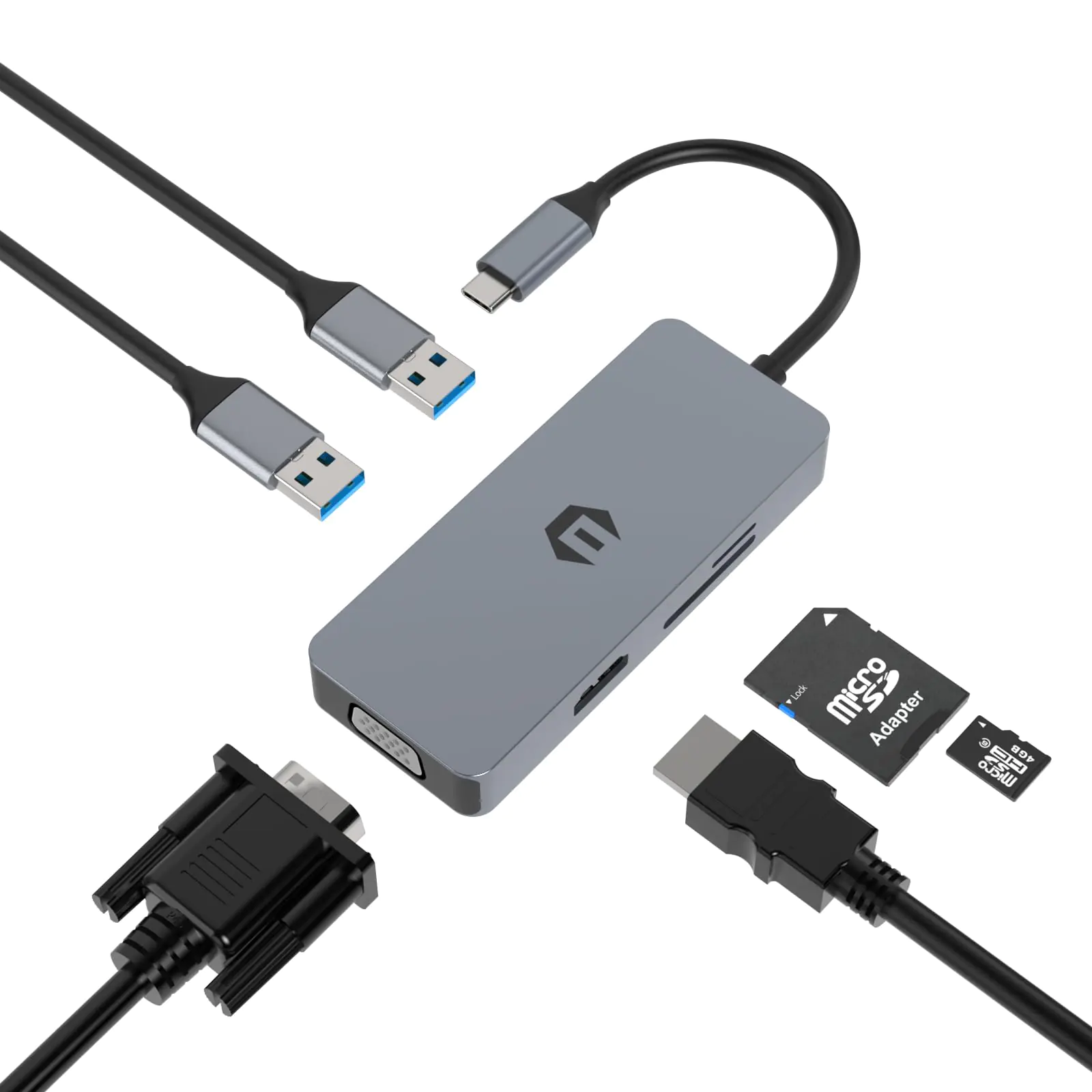 USB-C 6-in-1 Hub with 4K HDMI