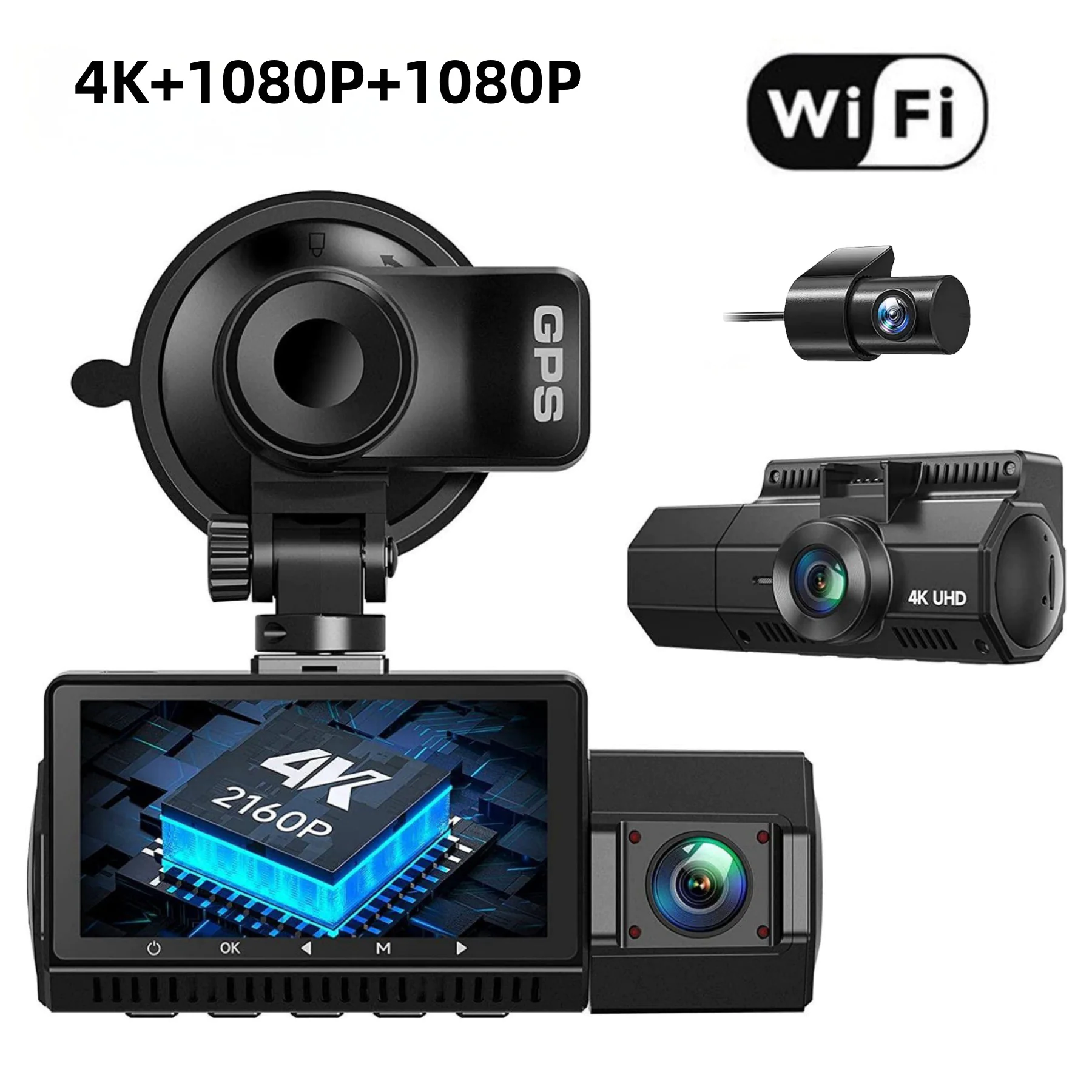 4K Wifi Dashcam Night