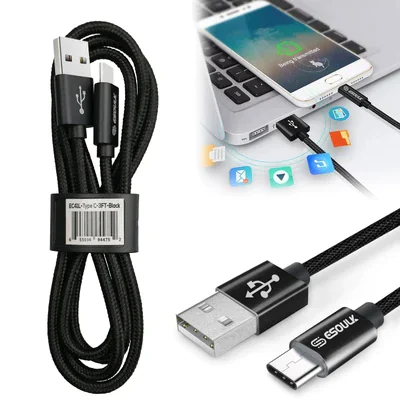 Nylon Braided USB-C Cable 3.3ft