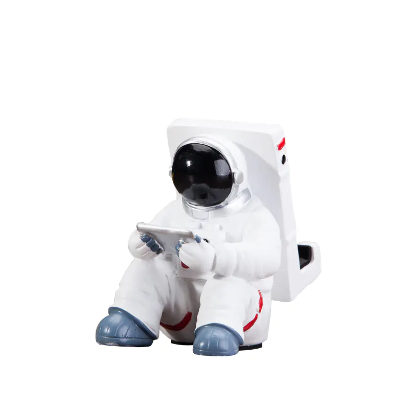 Astronaut Resin Phone Stand - Creative Craft Gift