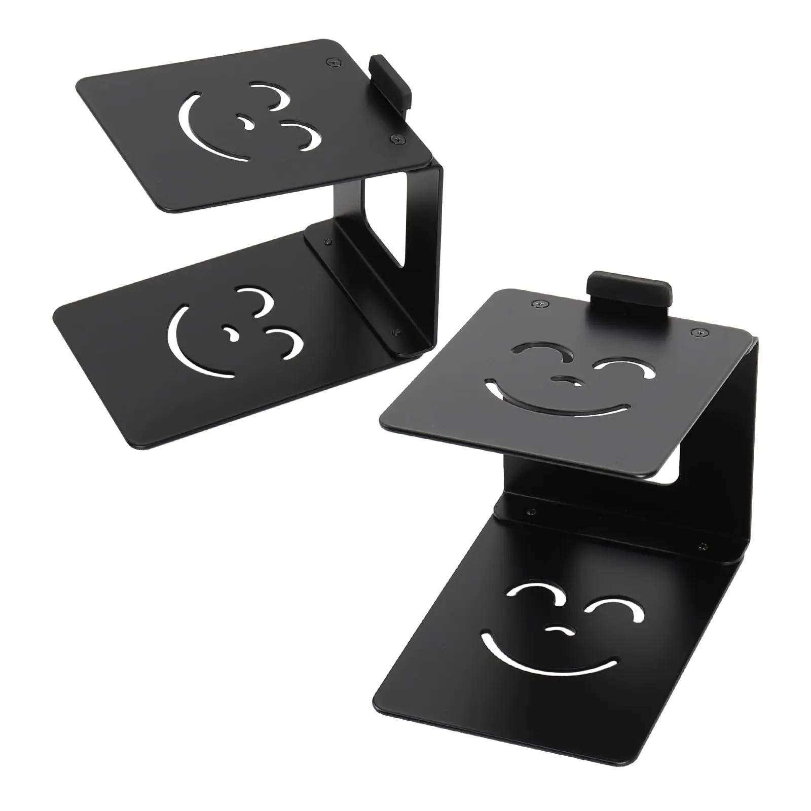 NiuNyuNeu Desktop Speaker Stands Pair Tilted 5 Speaker Riser for Desk