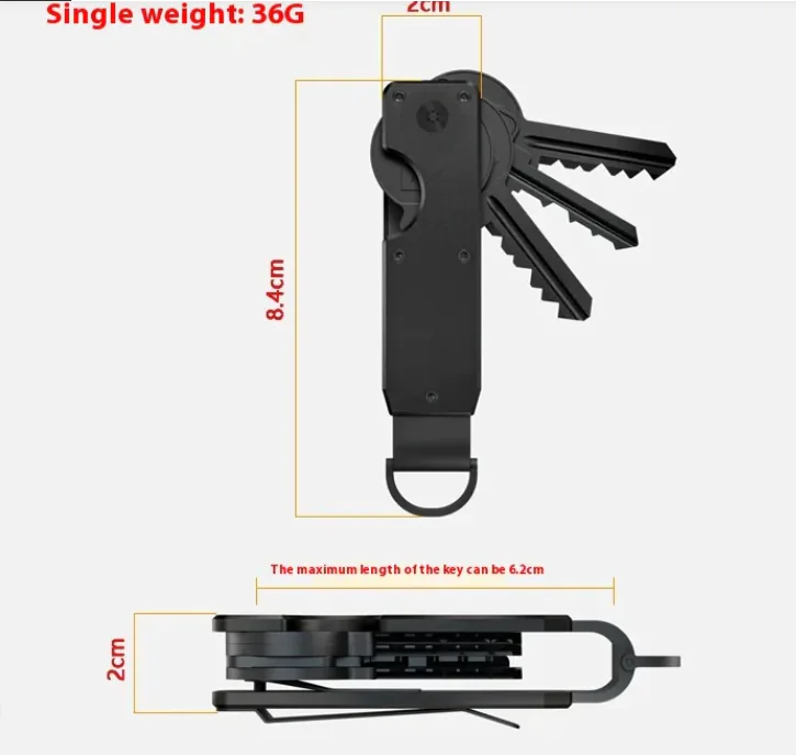 Metal Storage Buckle Key