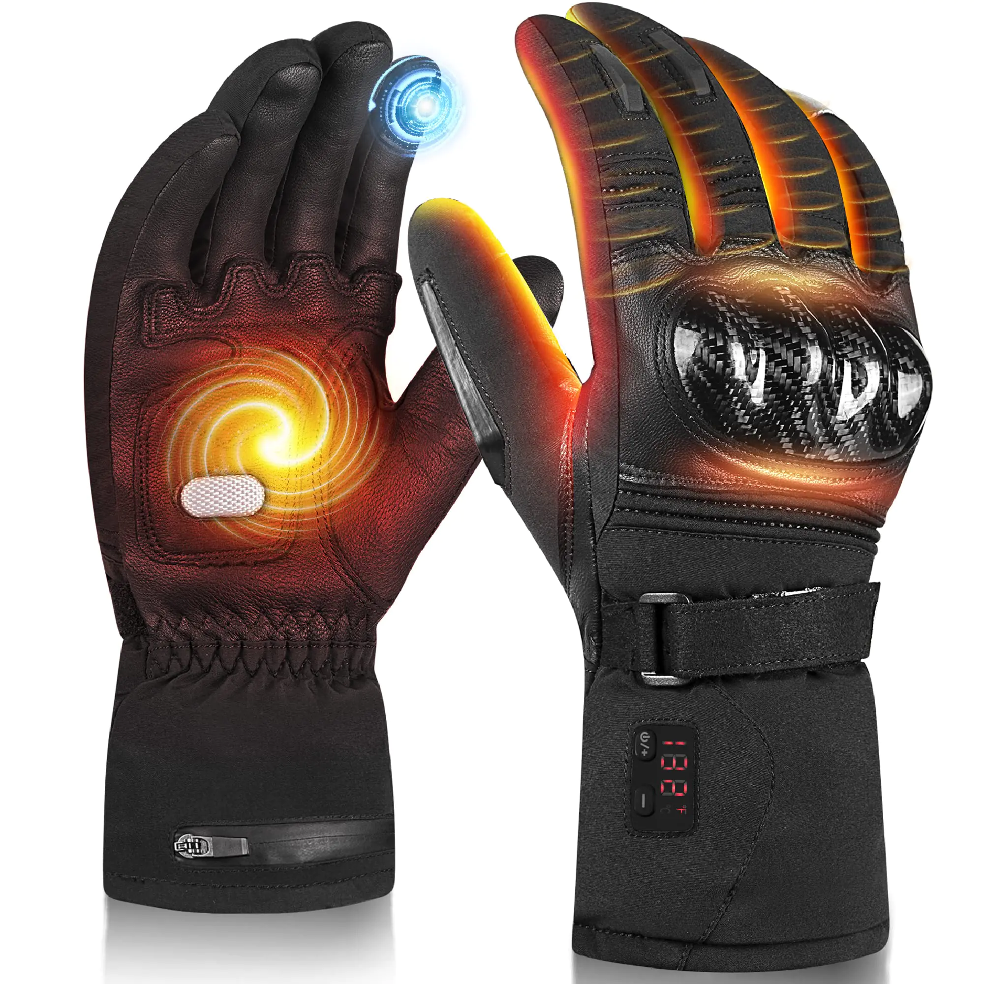 Heated Motorcycle Gloves 2700mah