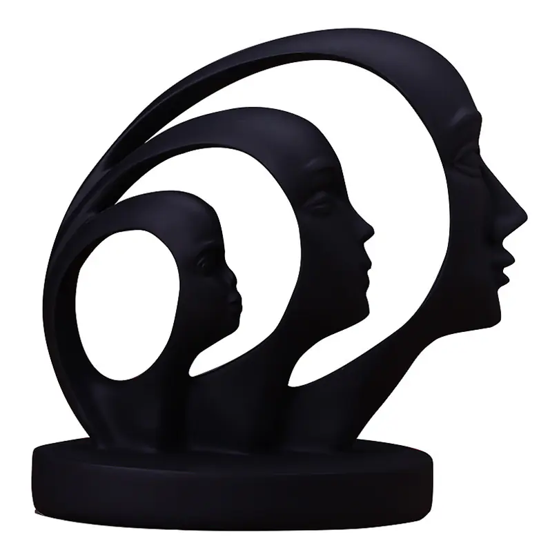 Nordic Modern Minimalist Resin Figurine Home Decor