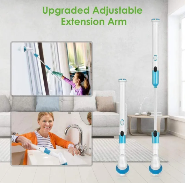 Rechargeable Rotating Telescopic Cleaning Brush thumbnail 3