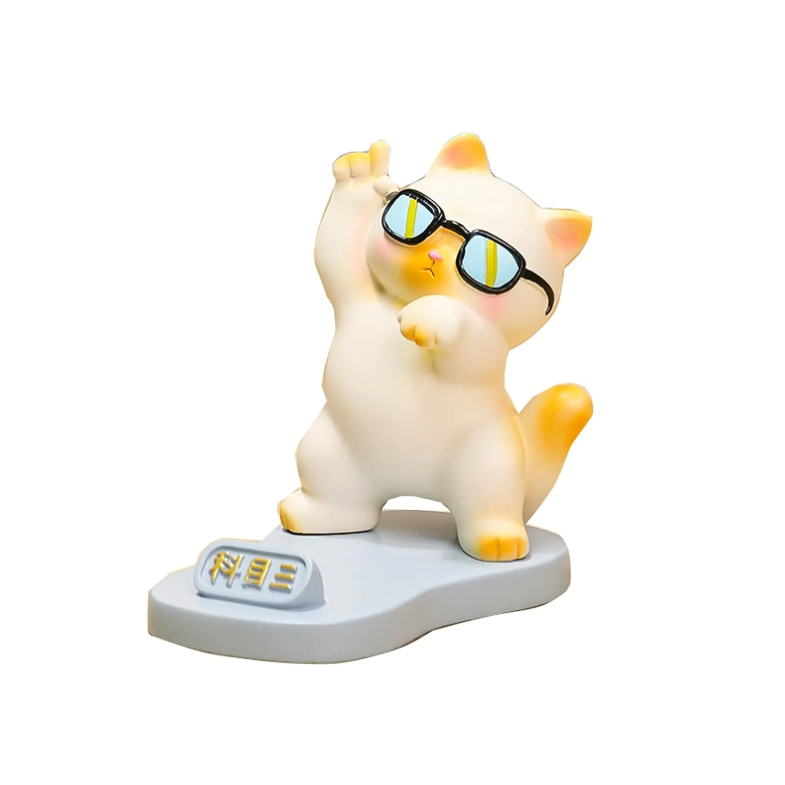 Cute Animal Cat Cell Phone Stand Holder Small Desk Phone Stand Mount — view 1