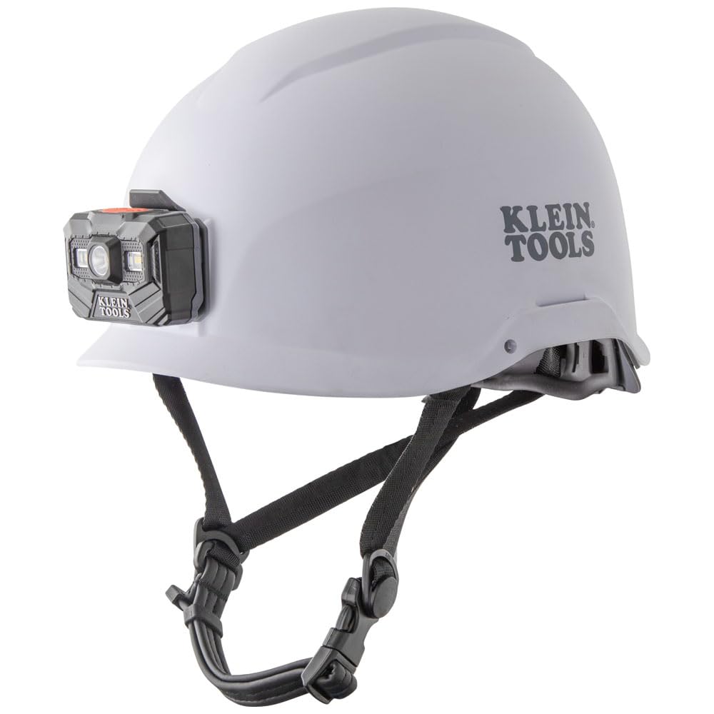 Klein Tools Safety Helmet with Rechargeable Headlamp