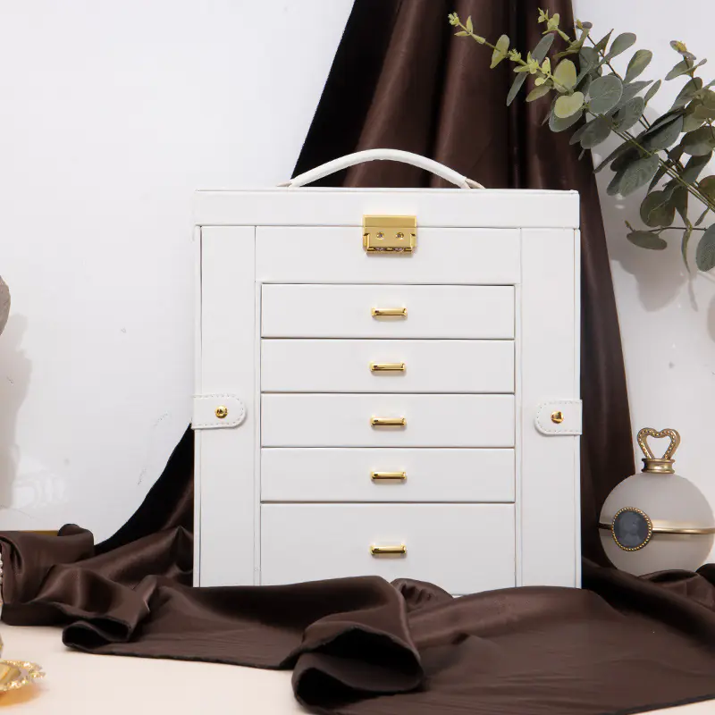 Luxury Leather Jewelry Storage