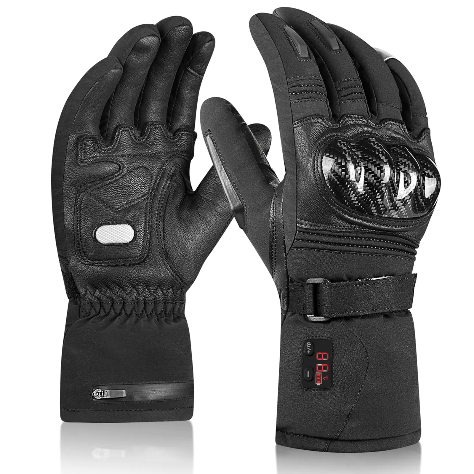 Heated Gloves Temperature Display