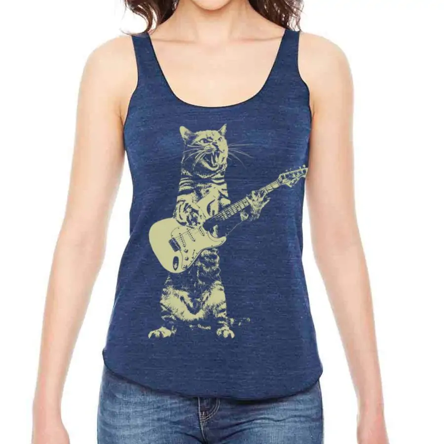 Roll Roll Guitar Cat