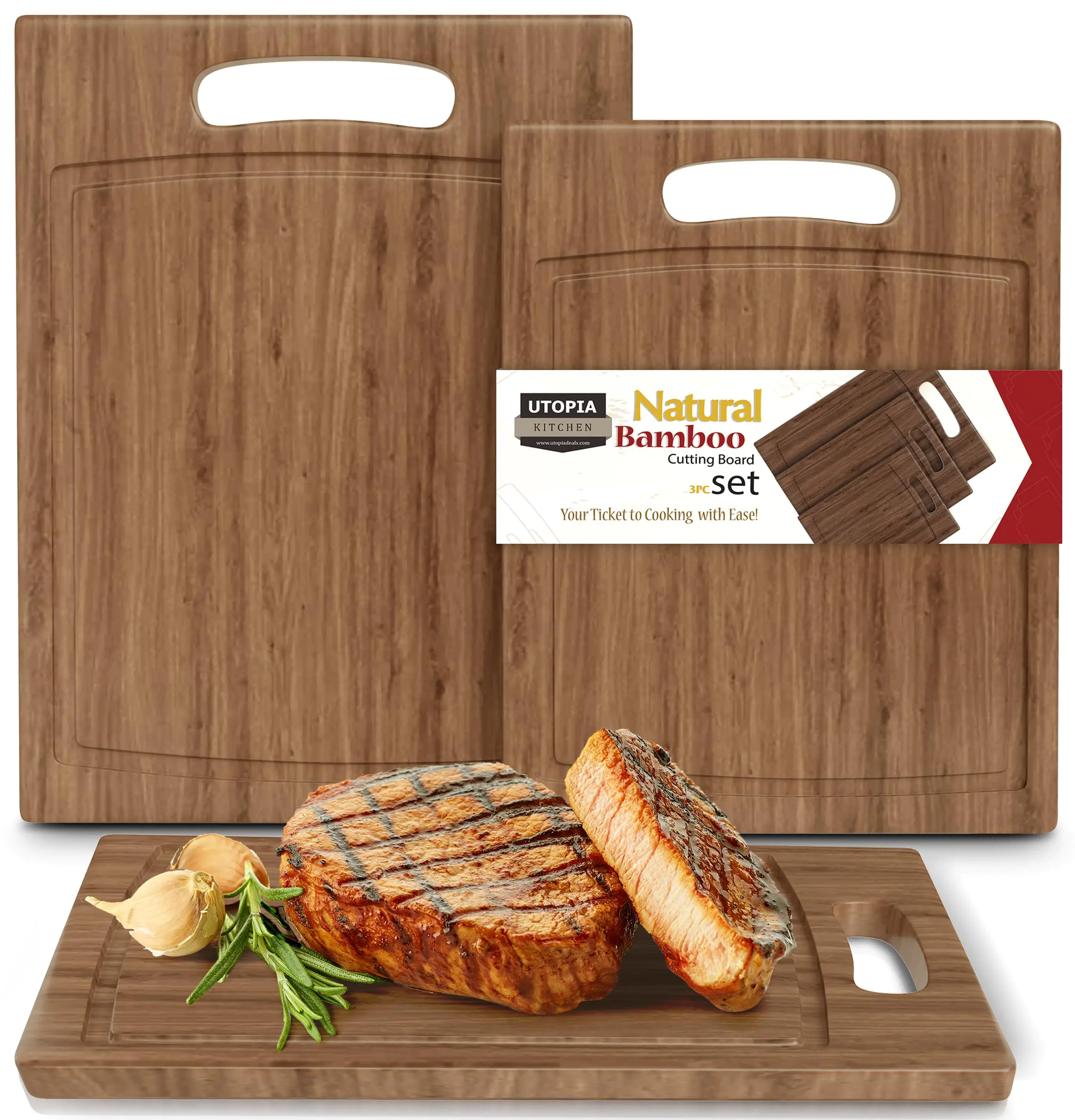 Utopia Kitchen Bamboo Cutting
