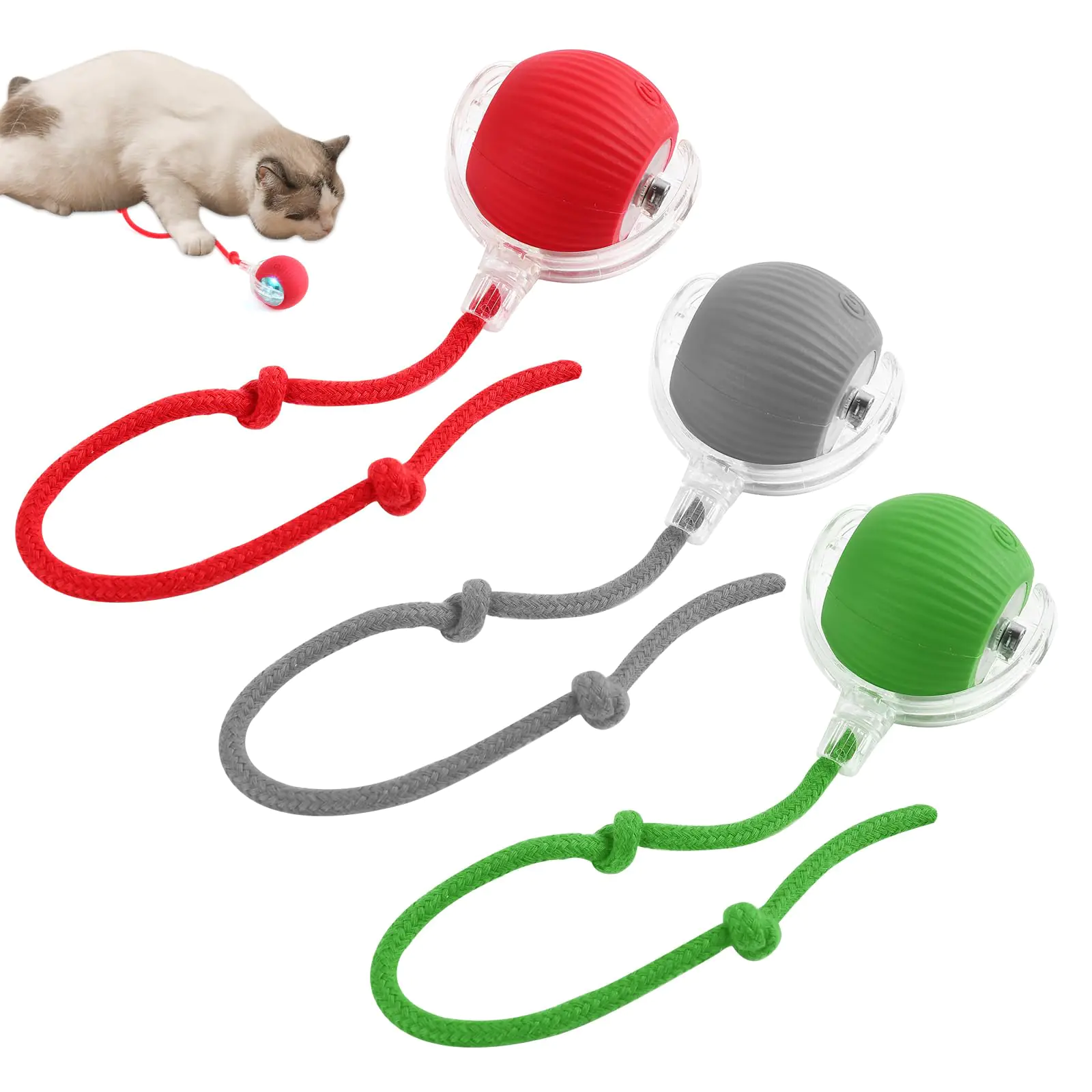 Rollende interactieve bal voor honden en katten &ndash; speelplezier