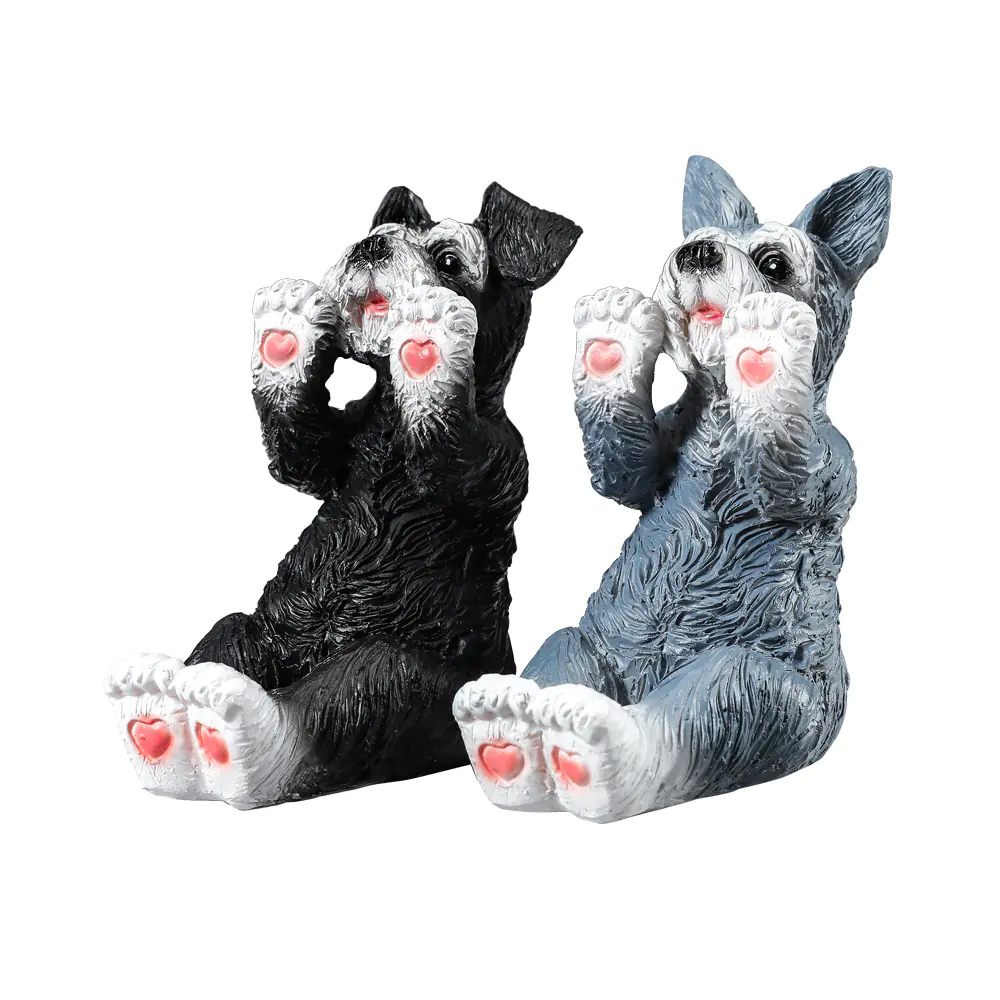 Cute Schnauzer Creative Desktop Phone Stand Holder