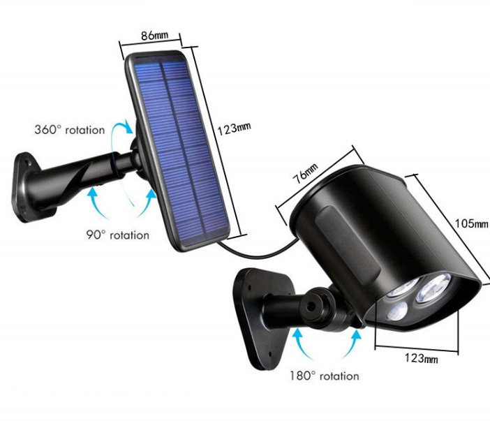 Solar Motion Sensor Projector Light thumbnail 2