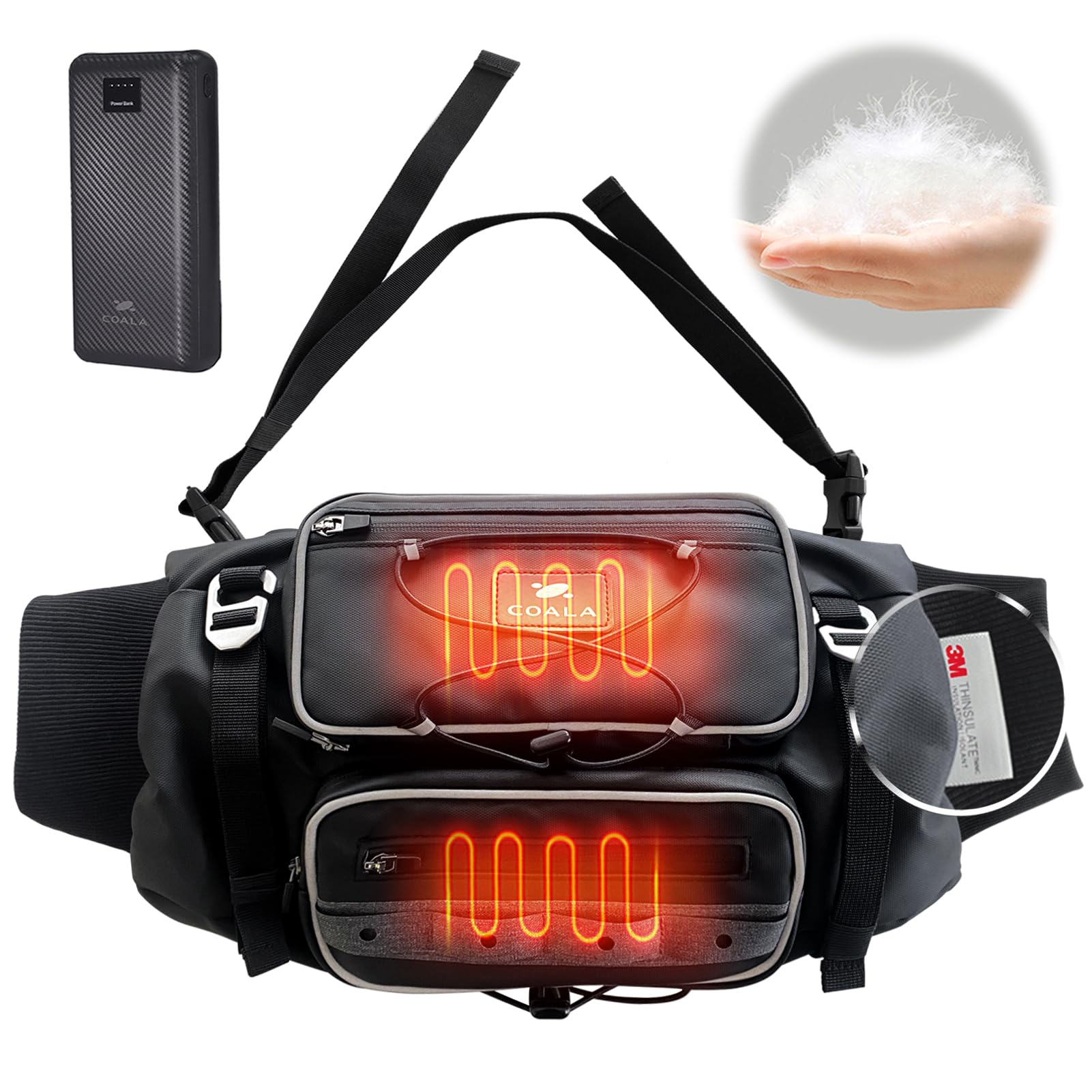 Rechargeable Heated Hand Muff Warmer