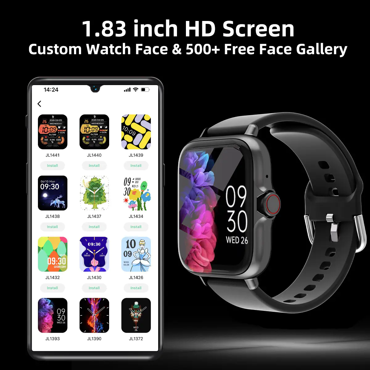 Fitness Smart Watch Activity Tracker Heart Rate For Women Men Oxygen thumbnail 3