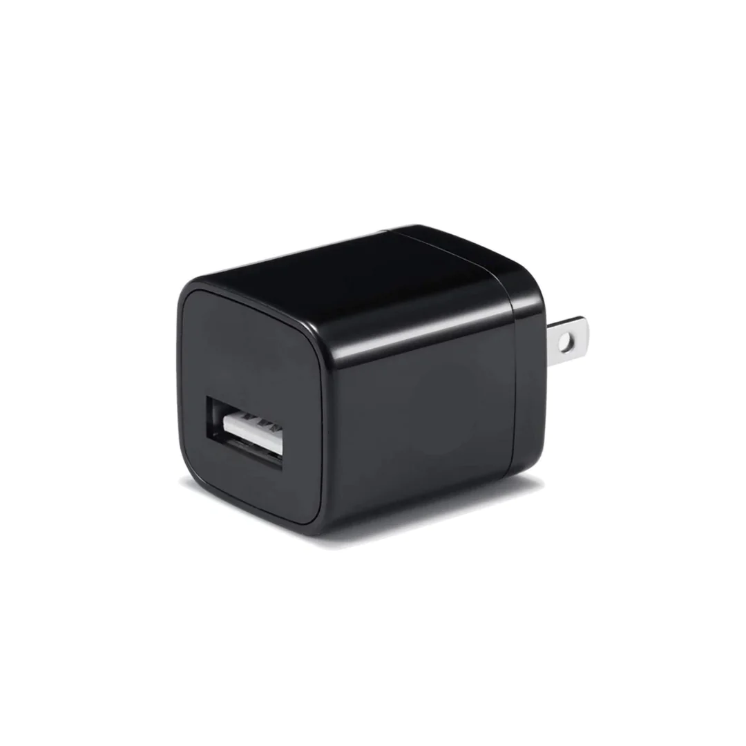 Black USB Wall Charger 1A/5V Travel Charger USB Charging Plug AC