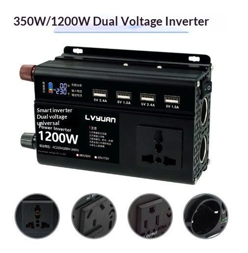 Dual Voltage Power Inverter — 12V/24V to 220V thumbnail 5
