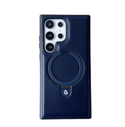 Genuine Leather Samsung Galaxy Case with Stand (Single)